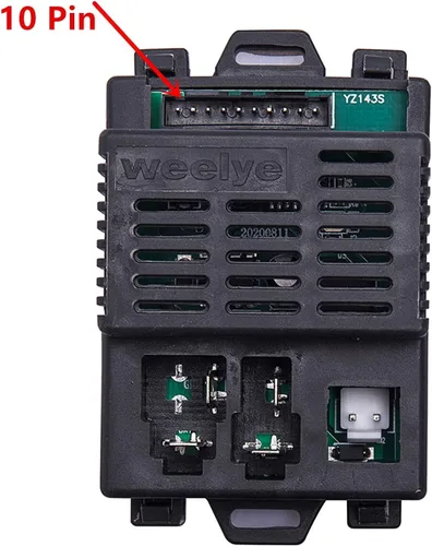 Vista 3 de RX25 6V Niños Powered Ride on Car 2.4G Bluetooth Control remoto y kit de receptor, para parachoques de coche, accesorios de repuesto