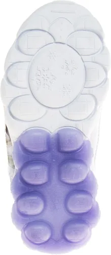 Vista 5 de Disney Zapatillas de deporte Frozen para niñas, sin cordones, con luz, para correr (bebéniña pequeña), Púrpura tornasol