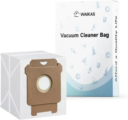 Vista 19 de WAIKAS Paquete de 6 bolsas de polvo E25 E28 para aspiradoras Eufy E28 Omni, E25 Omni y E20, accesorios de repuesto de gran capacidad
