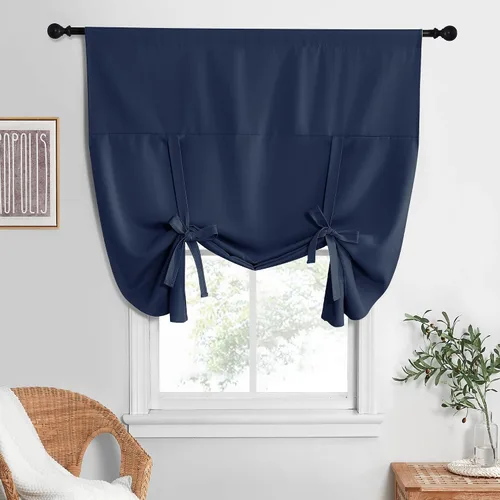 Vista 35 de NICETOWN Cortina Opaca con Aislamiento Térmico – Persiana Enrollable para Ventana de Bebé para Dormitorio/Acción de Gracias