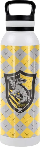 Vista 8 de Harry Potter OFICIAL Griffindor Plaid Sigil - Botella de agua aislada de 24 onzas, resistente a fugas, acero inoxidable aislado al vacío con tapa