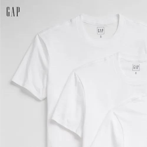 Vista 3 de GAP Men's Crew Neck T-Shirt (3-Pack)