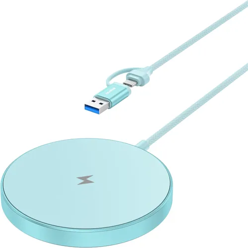 Vista 10 de BENFEI Cargador Inalámbrico Magnético de 15W Compatible con Cargador MagSafe/iPhone 16/16 Pro/16 Plus/16 Pro Max/iPhone 15 Pro Max Plus/iPhone 14 13