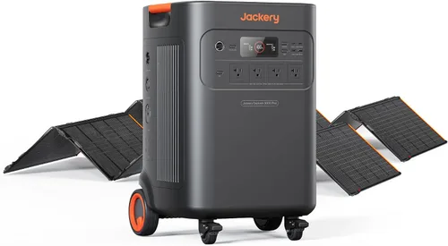 Vista 12 de Jackery Generador solar 5000 Plus y paneles de 2x200W, 5040Wh, salida de CA