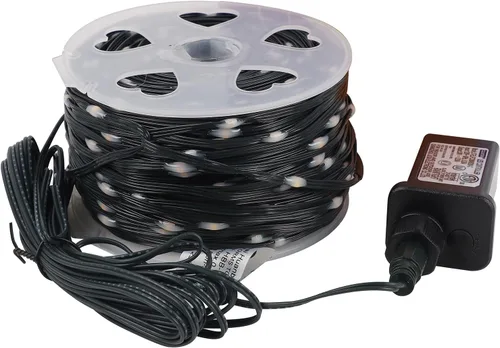Vista 8 de LJLNION 1000 luces LED de Halloween, 328 pies de largo, guirnalda de luces de hadas para exteriores, impermeable, IP65, luces de alambre de cobre