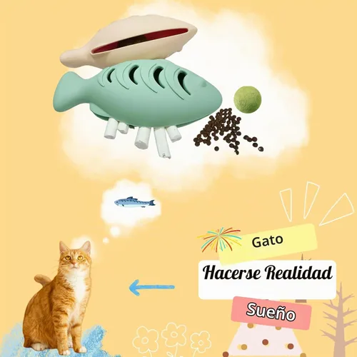 Vista 6 de 2 juguetes de silicona para gatos, dispensador multifuncional, alimentador interactivo para gatos de interior, rompecabezas de comida, juguete