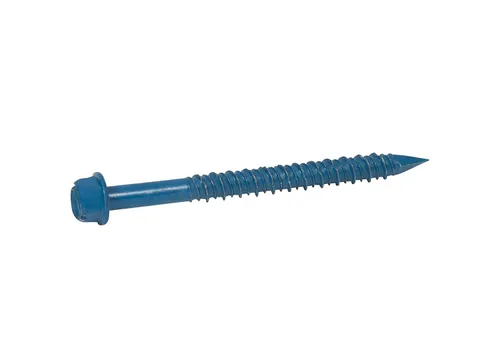 Vista 14 de Anclaje de tornillo de hormigón con cabeza hexagonal de 1/4 x 1-1/4 pulgadas con broca para anclar a mampostería, bloque o ladrillo (100 por caja)