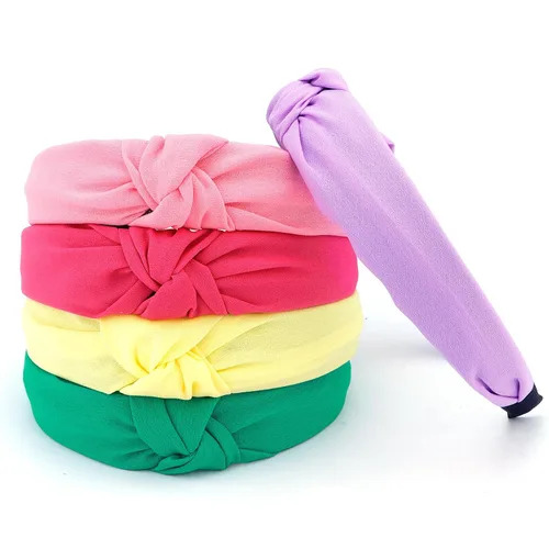 Vista 7 de VELSCRUN 5 diademas para la cabeza, turbante de nudo bohemio ancho, elástico, multicolor, accesorios para el cabello para mujeres y niñas, regalos