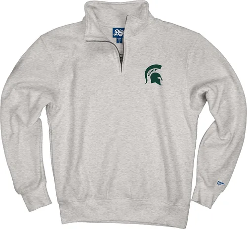 Vista 48 de Blue 84 Sudadera con cremallera de un cuarto para hombre de la NCAA