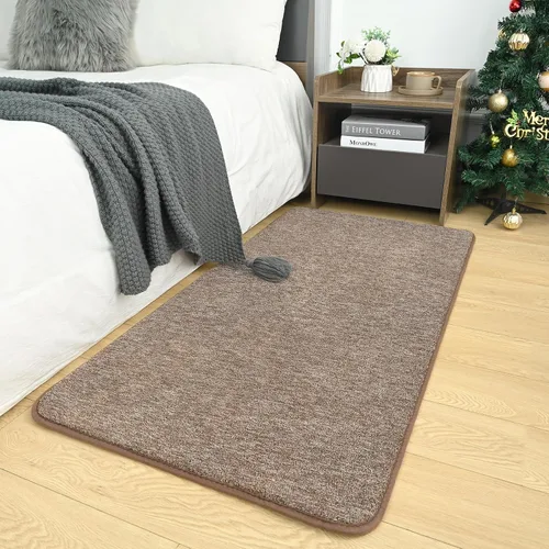Vista 27 de AROGAN Alfombra Shag de Pasillo de 2 x 4 pies para pasillos, alfombras lavables con espuma viscoelástica para dormitorio, entrada