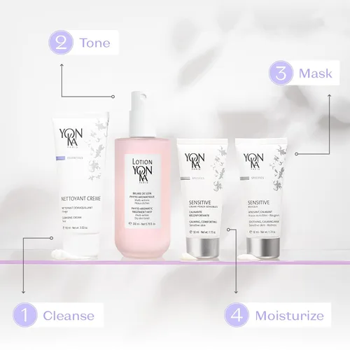 Vista 9 de Yonka Nettoyant Creme Crema desmaquillante limpiadora Elimina las impurezas con menta calmante y glicerina vegetal Para pieles sensibles al