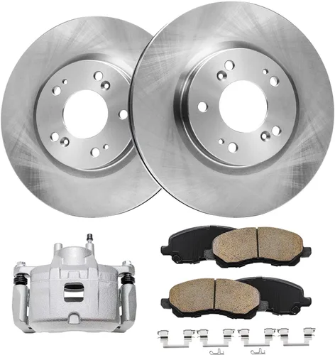 Vista 51 de Detroit Axle - Rotores de freno para Nissan NV2500 NV3500 NV1500 NV1500 2012-2021, repuesto de rotores de freno de disco: rotor delantero de 14.17