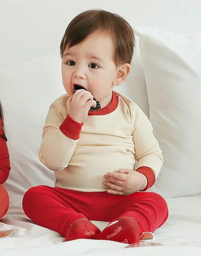 Vista 148 de VAENAIT BABY Infant Toddler Kids Adult Couple Family Matching Women Men Christmas Pjs Xmas Holiday Buffalo Plaid Pajama Set
