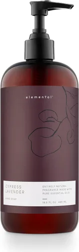 Vista 15 de ILLUME Elemental Collection, vidrio natural de hoja de cedro cítrico, vela de 11.5 onzas, 11.5 onzas, rojo