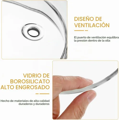 Vista 7 de DOITOOL Olla de sopa de vidrio con tapa, olla de cocina de vidrio borosilicato para estufa, cocción a fuego lento transparente para fideos