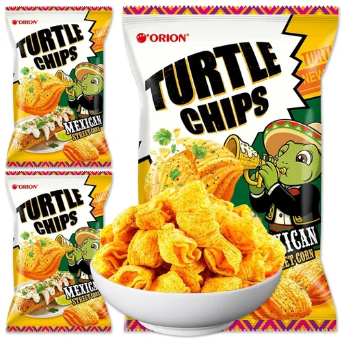 Vista 16 de K-Munchies Orion Turtle Chips – Bolsa grande coreana con sabor a pollo caliente carbonara de 3 x 5.64 oz, tamaño fiesta, sabrosos, crujientes