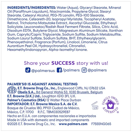 Vista 8 de Palmer's Skin Success Crema facial antimanchas oscuras con vitamina E