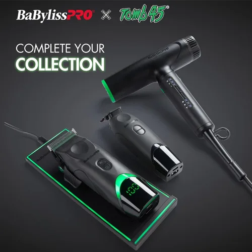 Vista 3 de BaBylissPRO Nano Titanium Limited Edition Profesional Nano Light Ionic Secador de pelo (Tomb45 Collection)