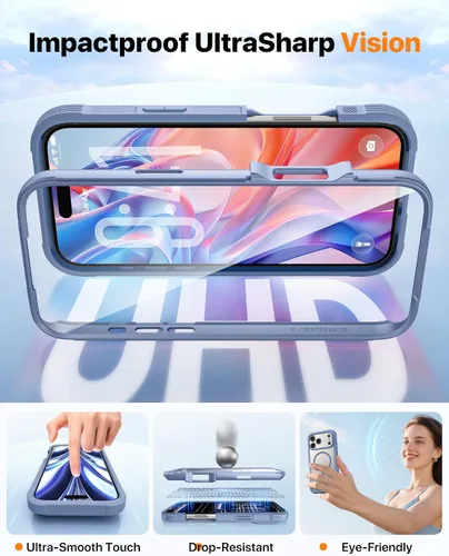 Vista 292 de DIACLARA - Funda transparente compatible con iPhone XR 6.1 pulgadas 2018