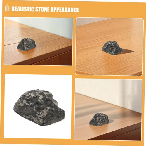 Vista 7 de VANZACK 3pcs Realistic Stone Finish Key Holder Hidden Key Box Stone Holder Decor Outdoor Storage Hide Outdoor