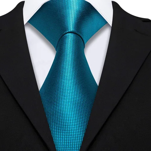 Vista 27 de Barry.Wang Juego de corbatas de seda para hombre, corbatas de boda de seda tejida formal de negocios casual (4/6/8PCS)