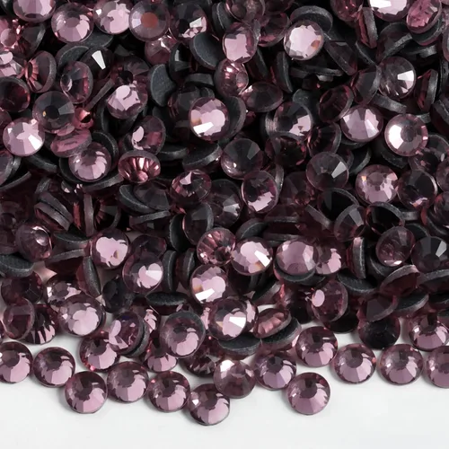 Vista 45 de 6000 diamantes de imitación termoadhesivos a granel, diamantes de imitación azules para ropa de manualidades, cristales termoadhesivos para Zafiro