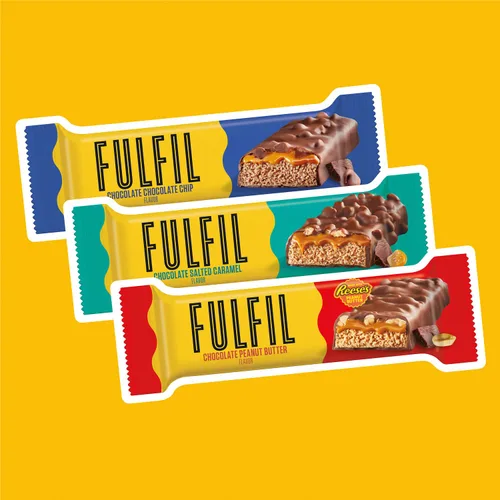 Vista 5 de FULFIL Paquete variado de barras de proteínas, 0.71 oz de proteína, 12