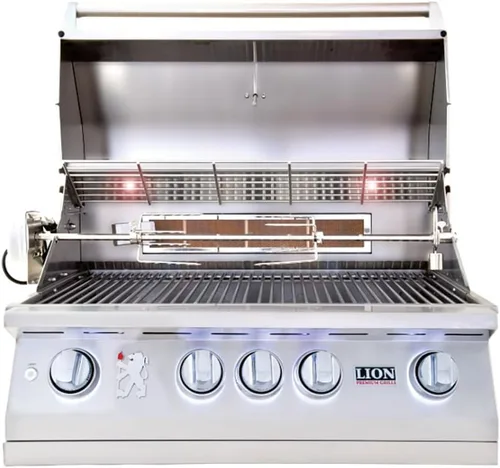 Vista 2 de Lion Premium Grills Parrilla de propano L75625 de 32