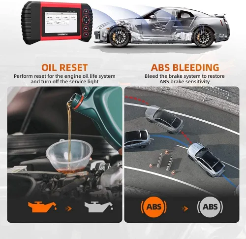 Vista 7 de LAUNCH Escáner OBD2 Touch PRO Elite - Nueva herramienta de escaneo 2026 con 20 funciones de reinicio, codificación por inyector, SAS, EBP, BMS