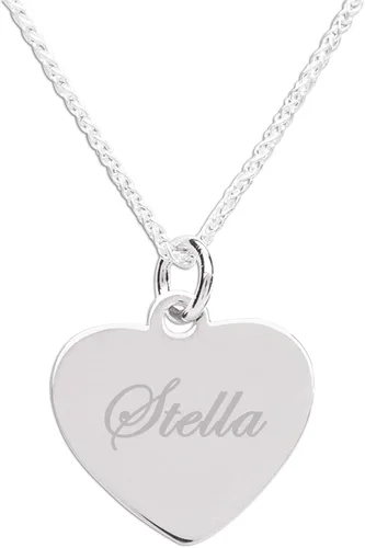 Vista 10 de Cherished Moments Collar de corazón, plata de ley 925 o chapado en oro de Corazón dorado (14 pulgadas)