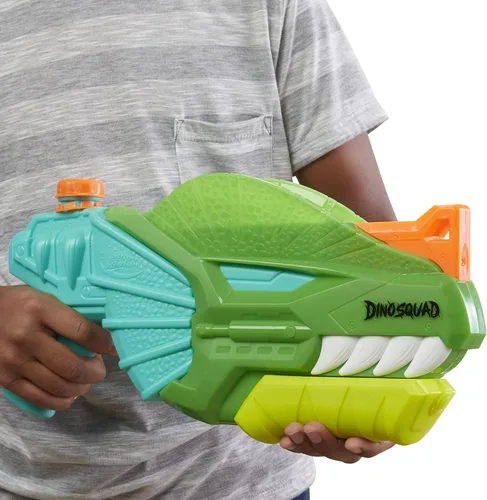 Vista 2 de NERF Super Soaker DinoSquad - Pistola de agua para juegos de verano al aire libre, para niños, adolescentes y adultos