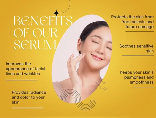 Vista 8 de Suero facial con vitamina C, iluminador, hidratante y brillante con ácido hialurónico, cúrcuma, vitamina E, extracto de té verde, suero facial