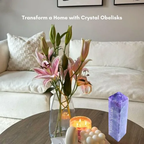 Vista 5 de Amatista, 3-4 pulgadas, 4 facetas, torres de cristal, curación natural, obelisco, curación de reiki, rejilla de cristal, punto único, chakra reiki