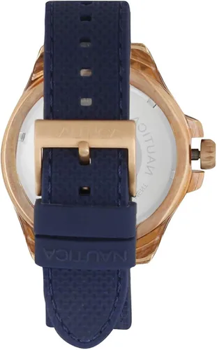 Vista 6 de Nautica Reloj de cuarzo de resina de silicona para hombre