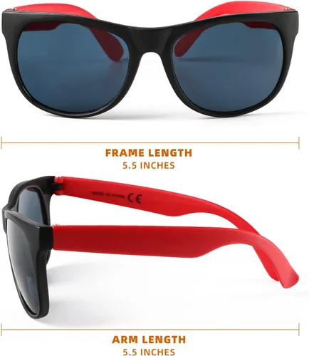Vista 2 de Paquete de 32 lentes de sol de neón de 16 colores, regalos de fiesta, estilo de los años 80, coloridos juegos de gafas de sol para fiesta, perfectos