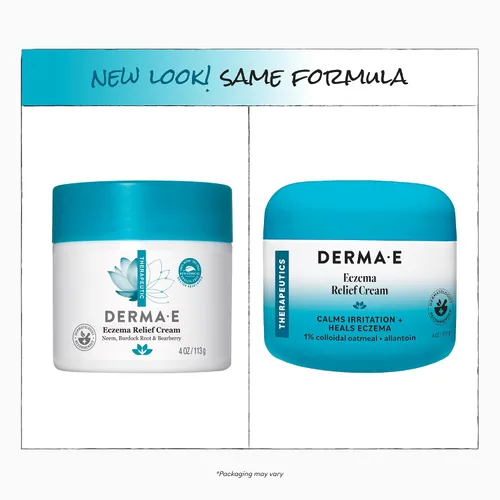Vista 4 de DERMA-E Crema para aliviar el eccema – Crema natural para aliviar la picazón – Crema calmante para el eccema alivia la piel escamosa, escamosa