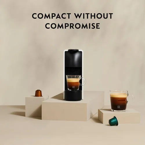 Vista 6 de Nespresso Essenza, minimáquina de expreso de Breville, color negro piano