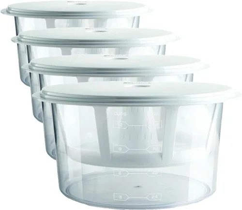 Vista 8 de Euro Cuisine GY50 - Máquina para hacer yogur griego con cesta de malla ultrafina, sin BPA, colador de yogur griego patentado para yogur griego