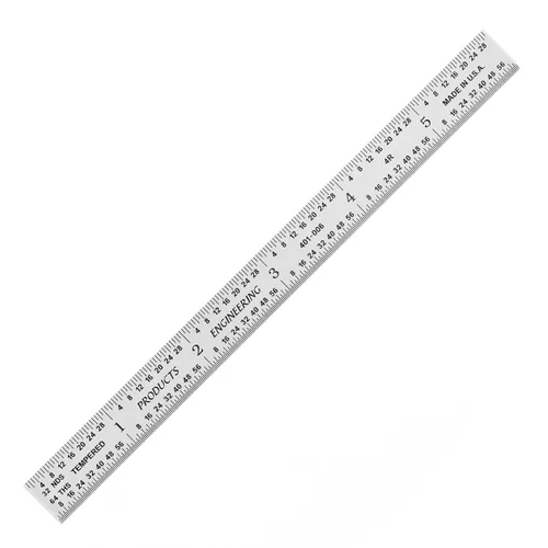 Vista 18 de Regla de maquinista de 6 pulgadas/150 mm, regla de 64 y mm Recubrimiento TiN rígido
