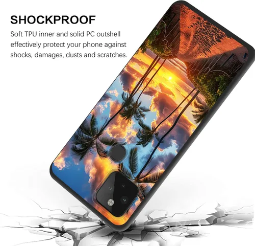 Vista 507 de Funda delgada para Google Pixel 4 XL, funda delgada de silicona de TPU suave a prueba de golpes para Google Pixel 4 XL, astronauta Galaxy