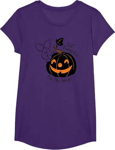 Vista 10 de Disney Camiseta de Halloween Winnie the Pooh Lil' Pumpkin on the Way, Blanco, S