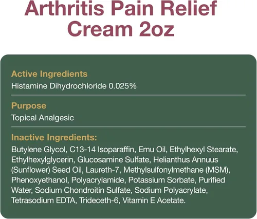 Vista 3 de Australian Dream Crema para aliviar el dolor de artritis, calmante y no grasosa, potente alivio del dolor tópico de la artritis, buena para dolores