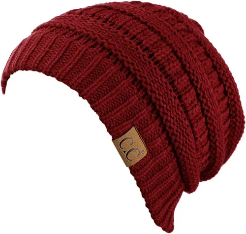 Vista 200 de C.C Trendy Warm Chunky Soft Stretch Cable Knit Beanie