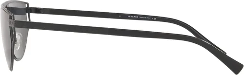 Vista 2 de Versace Gafas de sol para hombre marco negro mate lentes grises 2244in