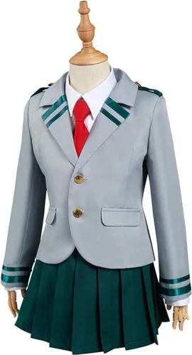 Vista 2 de Disfraz de cosplay para niños, uniforme escolar, vestido para niñas