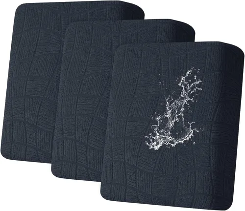 Vista 34 de MAXIJIN Fundas impermeables para cojín de sofá Fundas elásticas para asiento de sofá Fundas lavables, Fundas seccionales para cojines de exterior