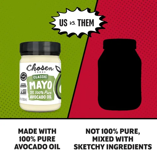 Vista 3 de CHOSEN FOODS Classic Squeeze Mayo, 11.25 FZ