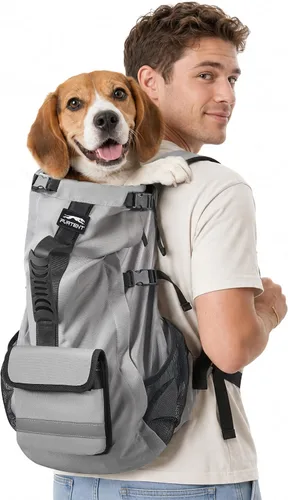 Vista 8 de Mochila transportadora para perros pequeños y medianos, bolsa de viaje