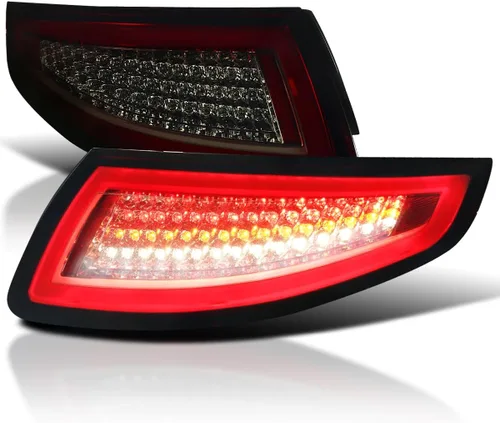 Vista 10 de Spec-D Tuning Luces traseras LED cromadas compatibles con Porsche 911 997 Carrera/Carrera 4 / Carrera S/Carrera 4S / Targa 4 / Targa 4 / Targa 4S