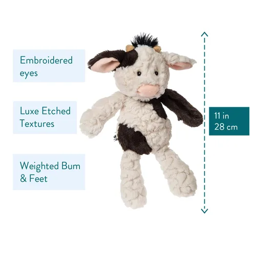 Vista 3 de Mary Meyer - Conejo de peluche de la colección Putty Nursery, vaca, 1 unidad (paquete de 1)